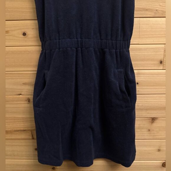 Offline Aerie Size Small Navy Blue Terry Fabric Tank Mini Dress - Picture 5 of 11